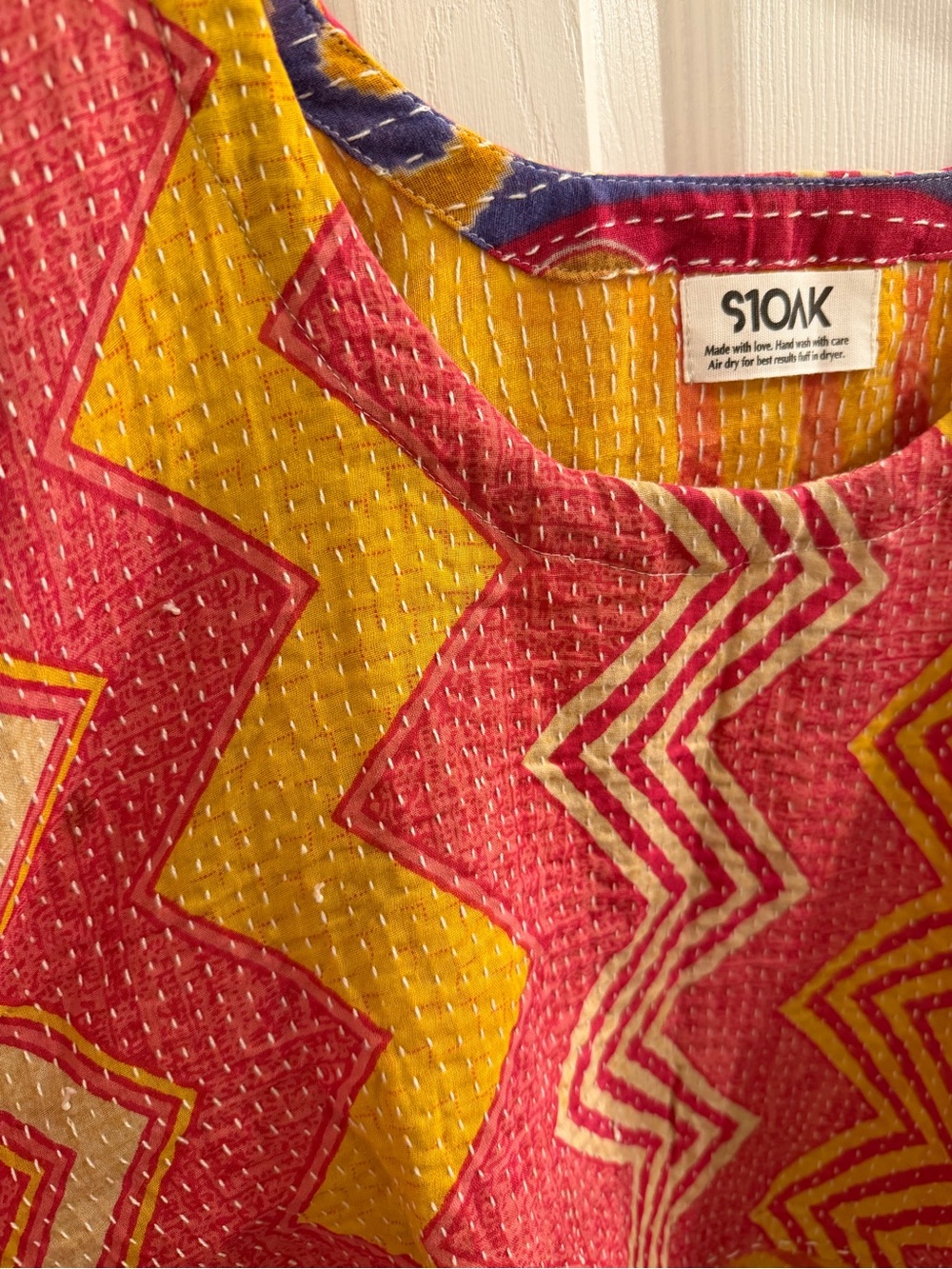 Reversible Kantha Top - Picture 3 of 12